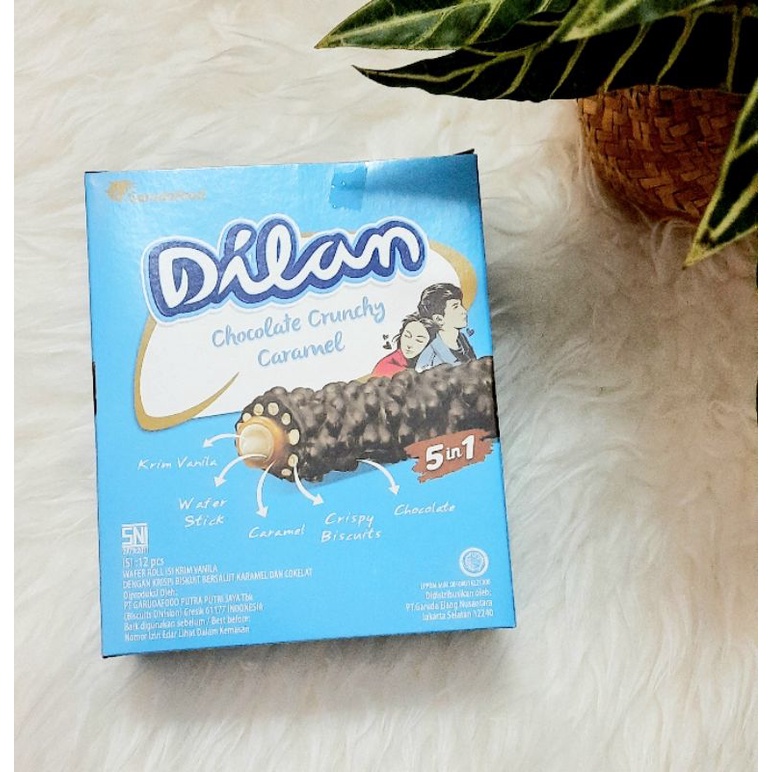 Dilan Chocolate Crunchy Caramel 24gr x 12pcs / Dilan Chocolate Bar 18gr x 12pcs