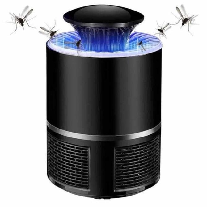 Perangkap Nyamuk Jebakan Lalat Kipas Lampu Led Uv Ultraviolet Elektrik