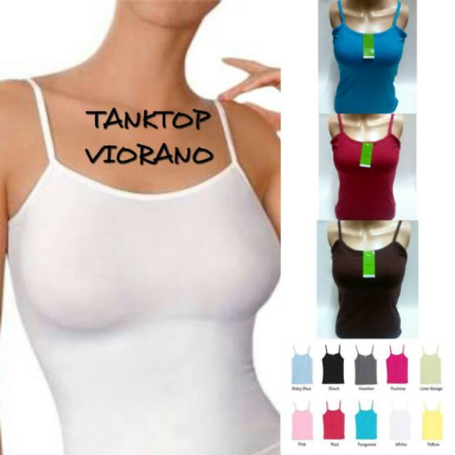 Tanktop Tali Wanita Remaja Fit XL Bahan Premium Super Lembut All Size / Tengtop Cewek Polos Bahan Adem