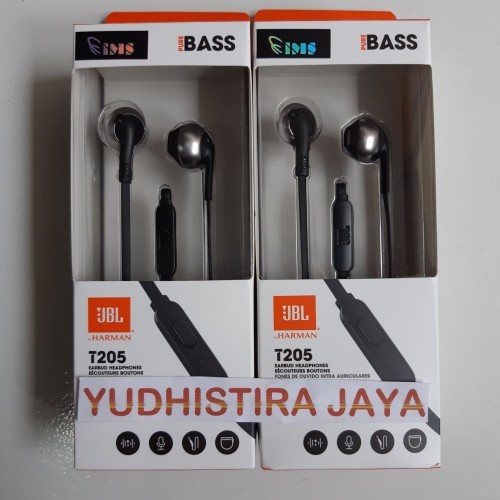 Limited - Jbl T205 (100%Original Garansi Resmi Ims)