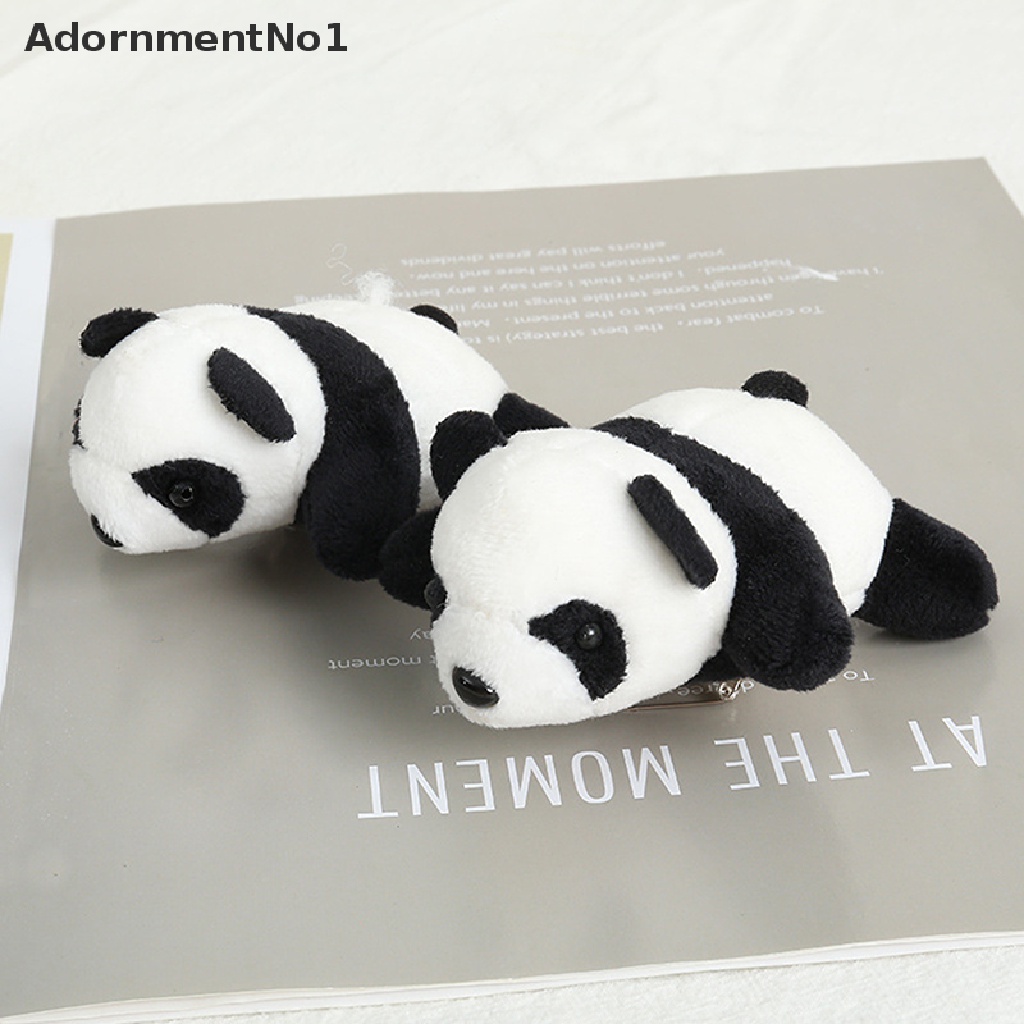 (AdornmentNo1) Pin Bros Boneka Panda Bahan Plush