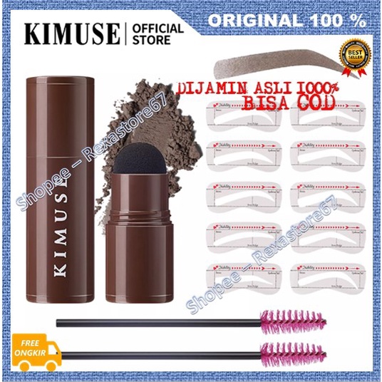 [BISA COD] Kimuse Eyebrow Eyebrow Stamp Shaping Kit Stempel Alis Waterproof ORIGINAL