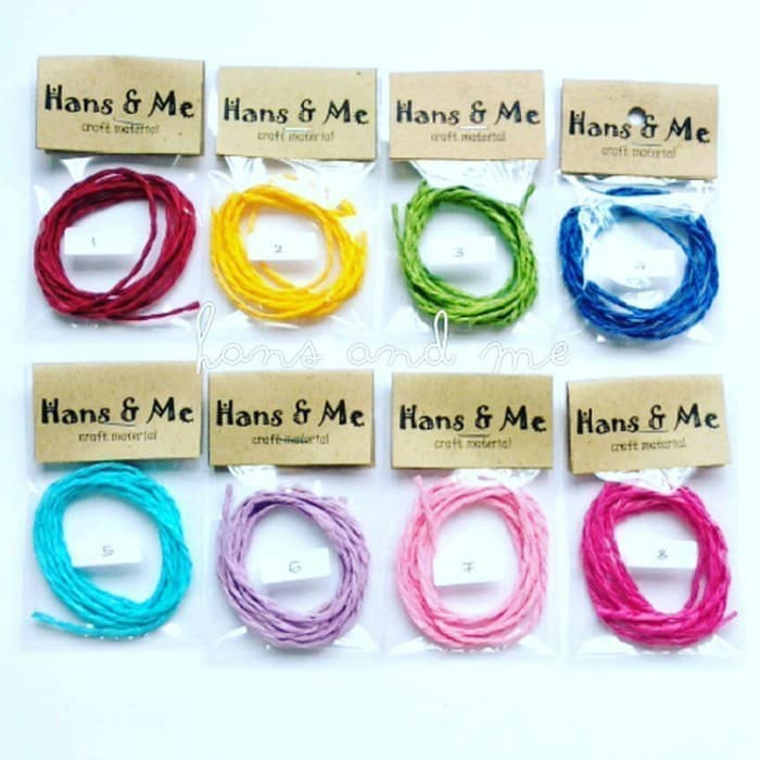 Tali Kertas Warna Warni - Hiasan Prakarya