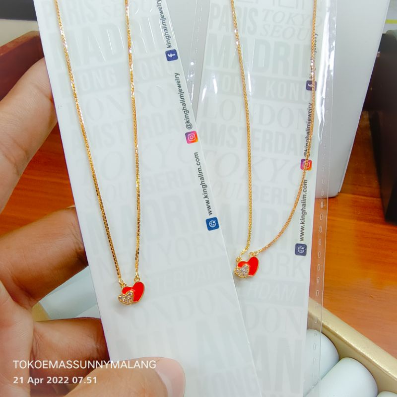 Kalung anak karakter emas 420%/9k