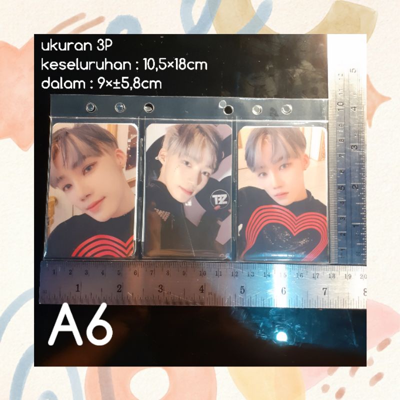 [Custom] [Min 3] Binder Sleeve Photocard PC A6 [1P 3P]