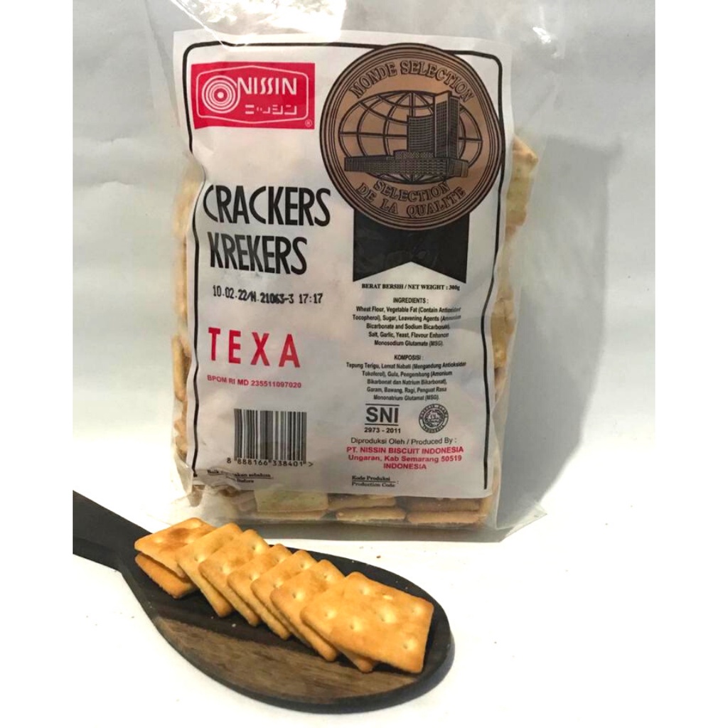 

NISSIN BISCUITS CRACKERS TEXA 300gr