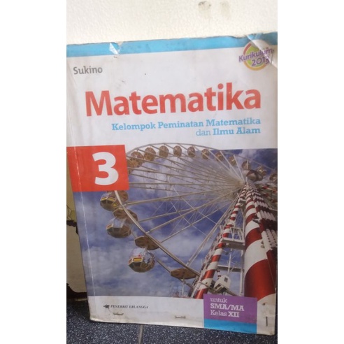 Preloved Buku Matematika Peminatan kelas 12