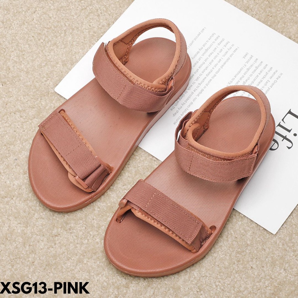 SANDAL WANITA SLING BACK MODE GUNUNG KEREN BAHAN RUBBER COMBI CANVAS IMPORT SG13