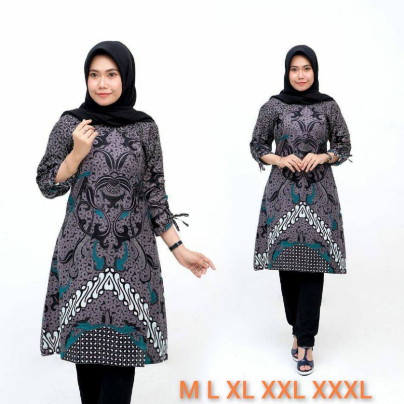 [COD] TUNIK JUMBO BIG SIZE SUPER BESAR M L XL XXL dan XXXL ATASAN WANITA BAHAN  HALUS BERKUALITAS