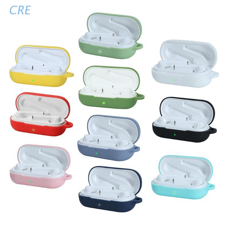 Cre Soft Case Silikon Earphone Bluetooth Wireless Dengan Carabiner Untuk hua wei flypods 3i