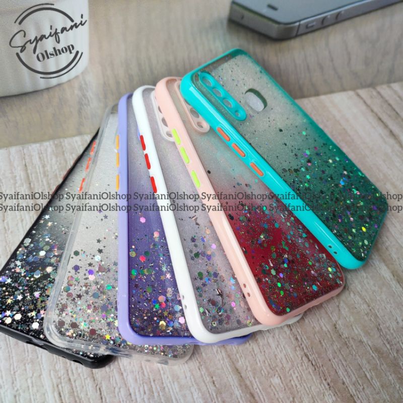 Case Glitter Blink Vivo Y12 / Y15 / Y17 Softcase glitter