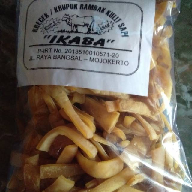 

Krupuk Rambak Kulit Sapi khas Mojokerto 500 gram