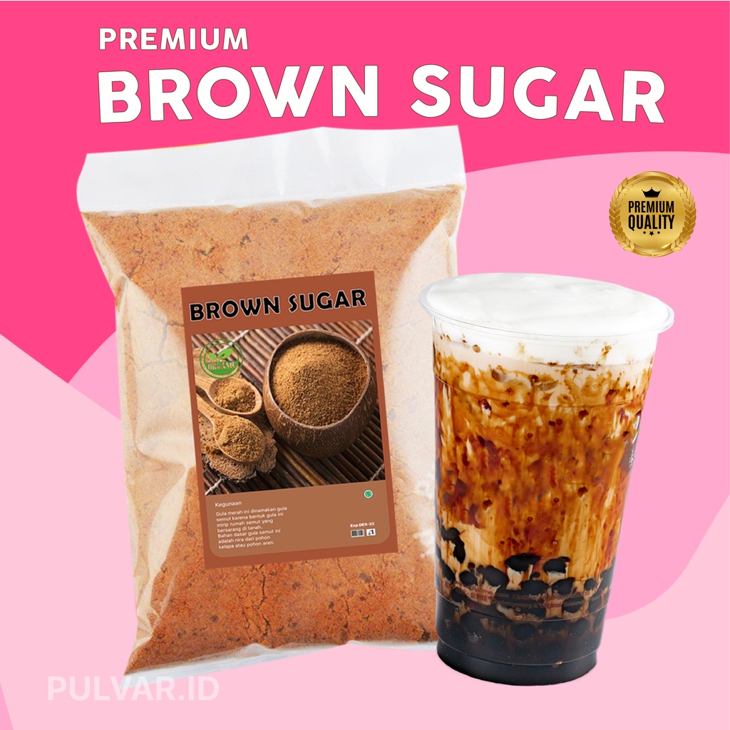 BROWN SUGAR / BROWN SUGAR BUBUK PREMIUM / GULA AREN BUBUK / PALM SUGAR 500GR / BROWN SUGAR PREMIUM