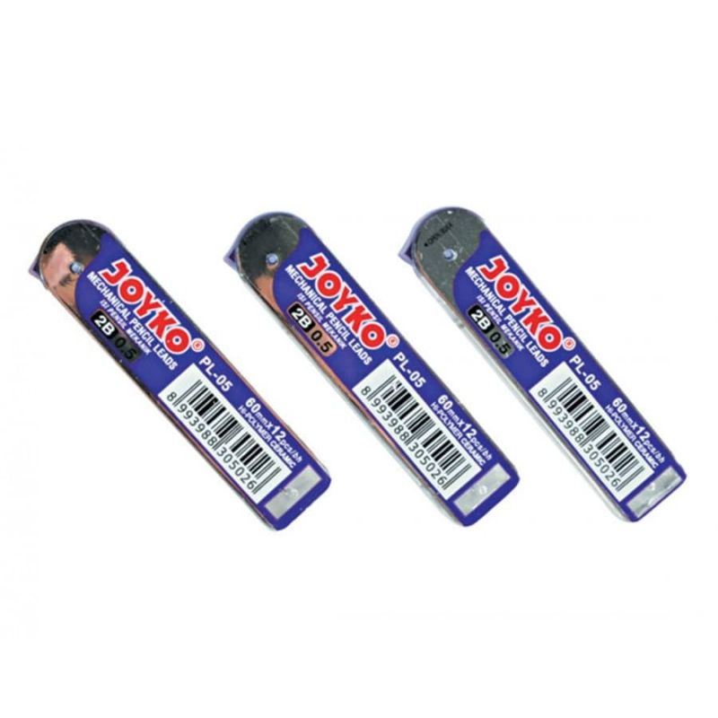 

Pencil Lead / Refill Isi Pensil Mekanik JOYKO 0,5mm PL-05 2B (1 tube)