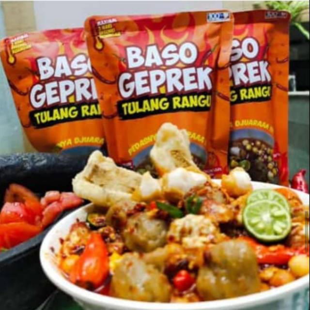 

Baso geprek tulang rangu
