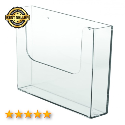 

Tempat Brosur Akrilik A4 TB03 #BISAGOJEK