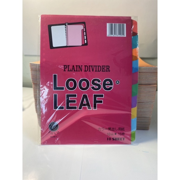 

Pembatas Binder Plastik B5 ( 10 Warna )