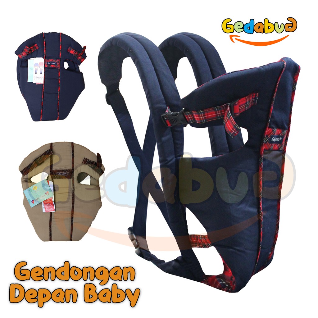 Gendongan Depan Bayi Baby Scots ISG 001 | Perlengkapan Travelling Bayi