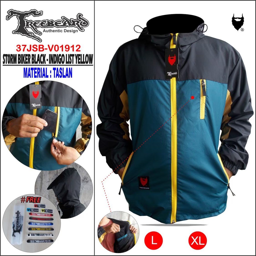 JAKET STROM BIKE/ JAKET PRASUT PRIA OUTDOOR TAHAN ANGIN ANTI AIR