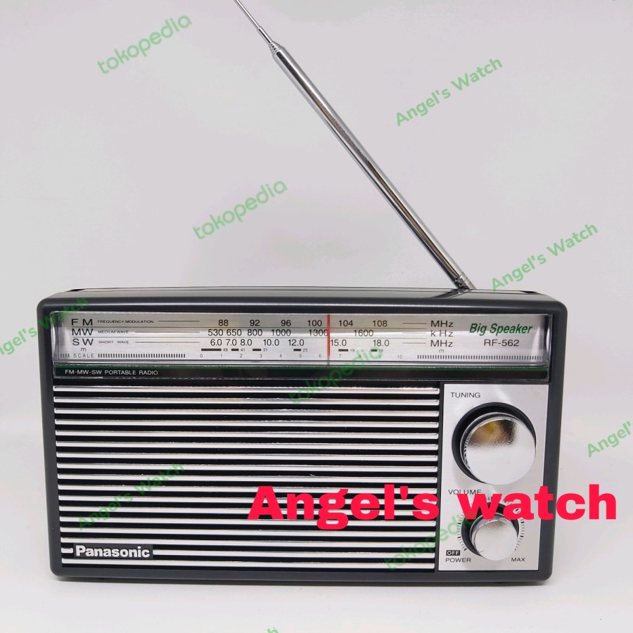 Radio jadul panasonic 3 Band RF562 RF-562 Radio Portable FM/SW/MW fullset