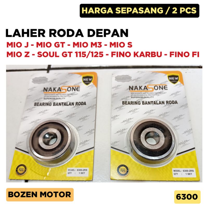 Laher Roda Depan Mio J - GT - M3 - S - Soul GT 115 125 - Fino Karbu - FI / Bearing Bering 6300