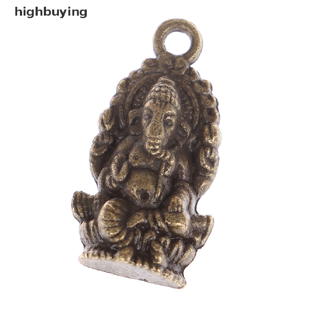 Hbid 10pcs Liontin Bahan Alloy Desain Budha Gaya Thailandantik Menarik Untuk Perhiasan Diy Charms