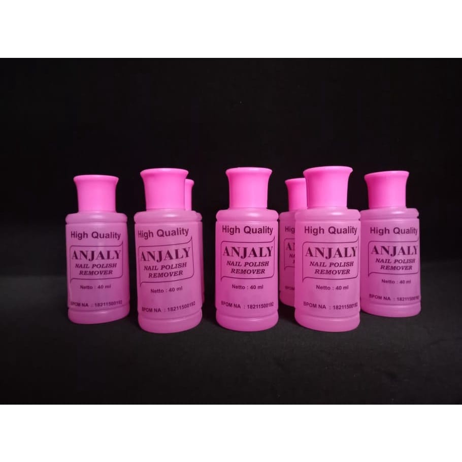 [40ml] ANJALY Nail Polish Remover 40 ml Original BPOM - Aseton Anjali Penghapus Cat Kuku Kutek Sonly