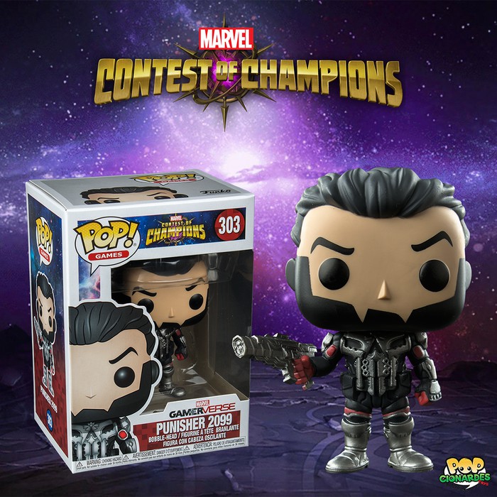 [mainan-hobi] Funko POP Marvel - Contest of Champions - Punisher 2099