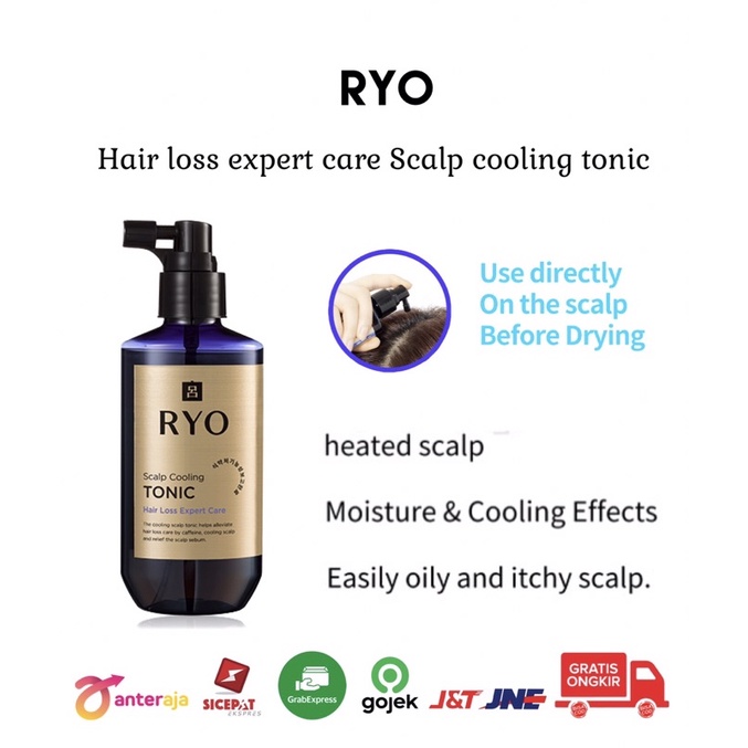RYO hair loss expert care Scalp cooling Tonic