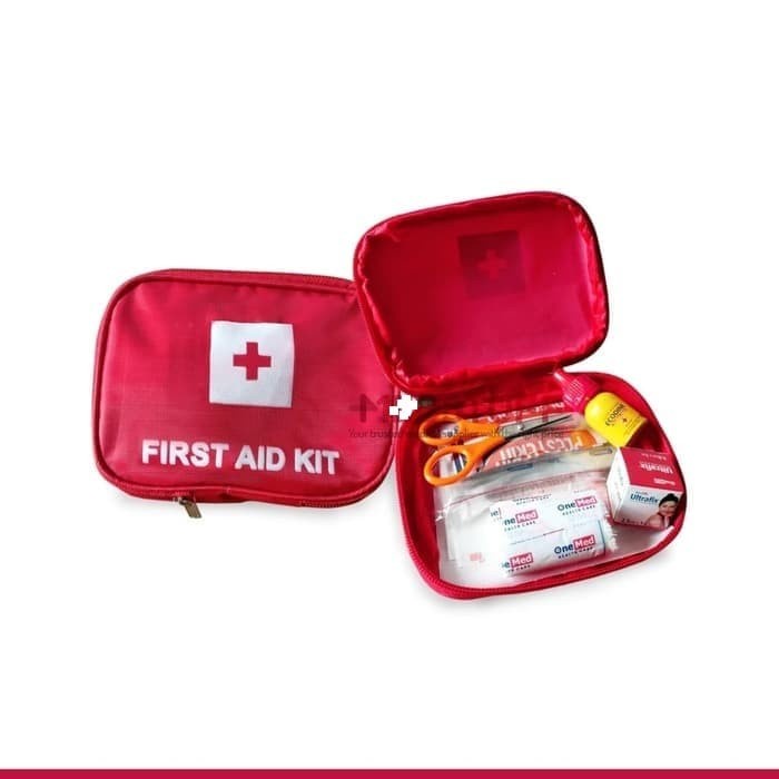 Kotak P3K Lengkap First Aid Kit Bag Pouch Travel Tas Obat Mobil Rumah