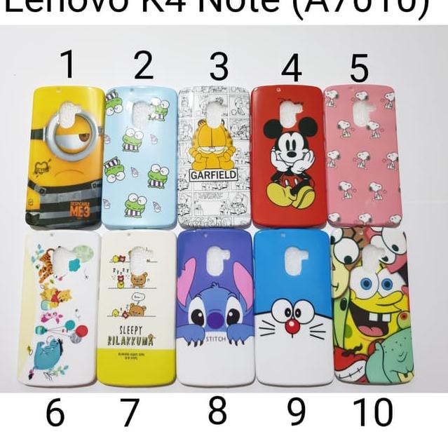 I Softcase Lenovo K4 Note Motif Karakter Soft Case Lenovo A7010 Shopee Indonesia
