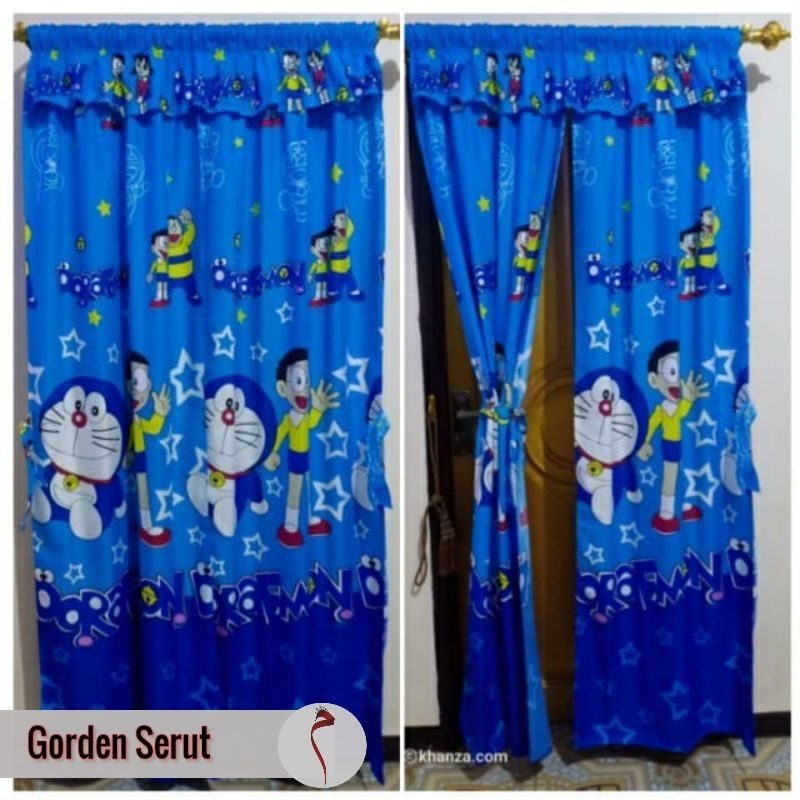 Gorden Serut Belah Tengah Karakter Doraemon