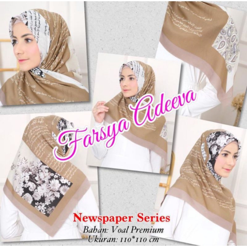 hijab koran/jilbab koran/kerudung koran/denay koran||park 1-Bunga army