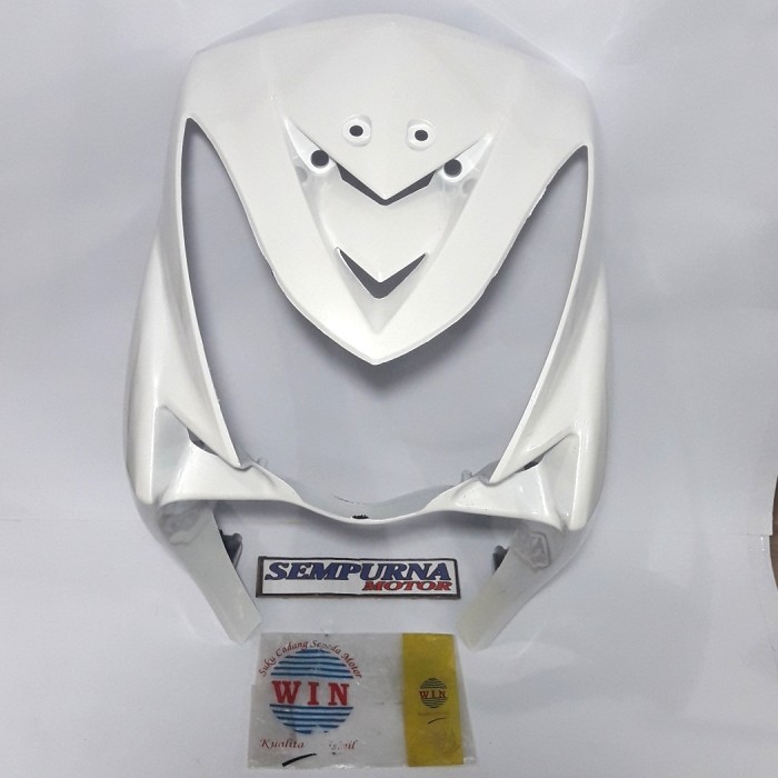 Cover Dasi Tameng Yamaha Mio Soul Lama Warna Putih