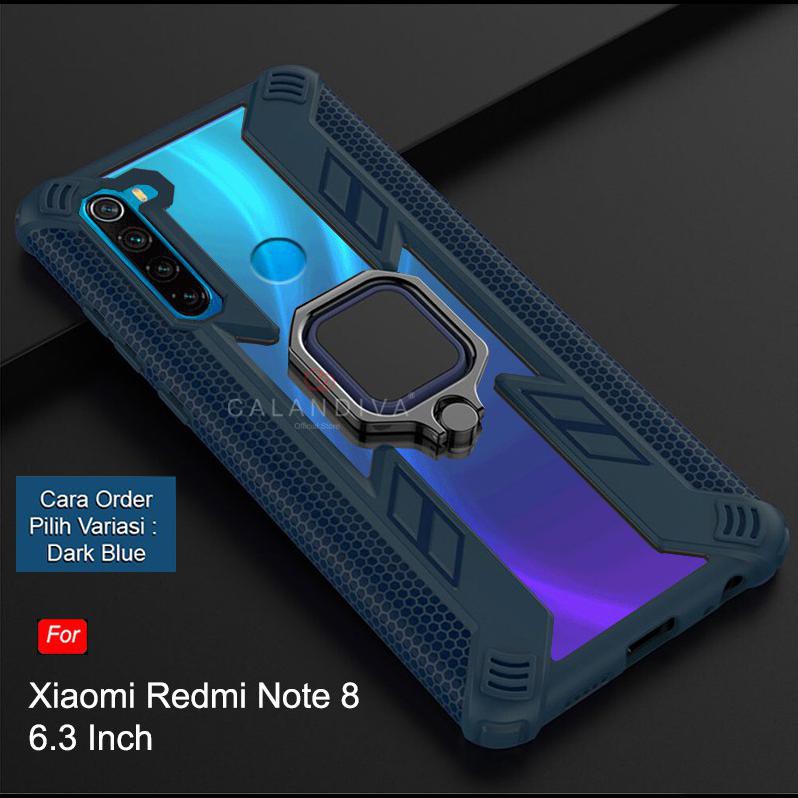 Hard Case Calandiva Xiaomi Redmi Not 8 Pro Not 7 Hard Cas Casing Leopard Ring