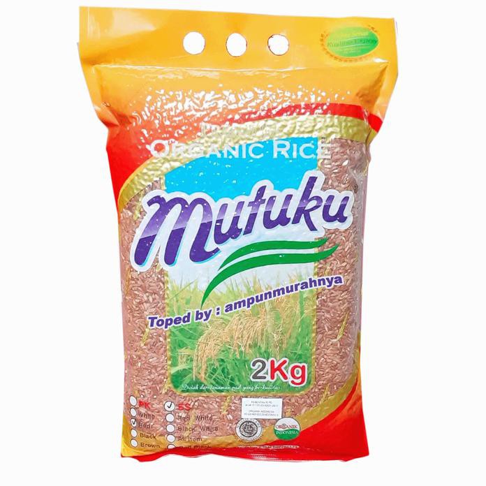 

BERAS MERAH ORGANIK PREMIUM MUTUKU 2 KG tidak menggunakan pestisida