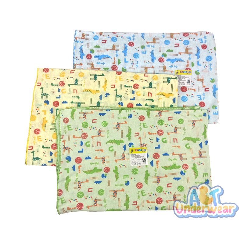 AT99-ECER Pernel Daffa Motif/Bedong kain bayi/selimut bayi