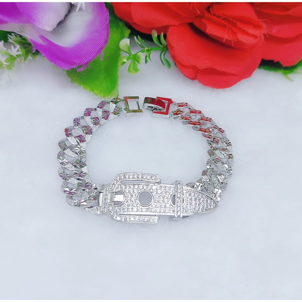 Gelang xuping permata lapis emas perhiasan fashion 0455