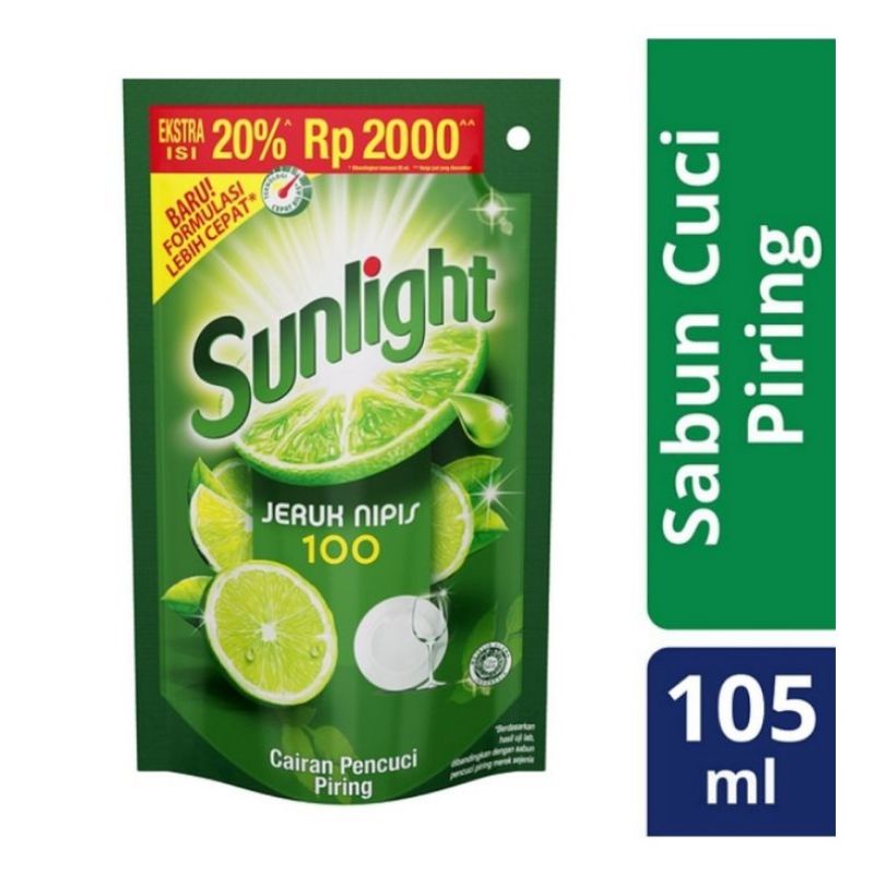 sunlight 105 ml sabun cuci piring
