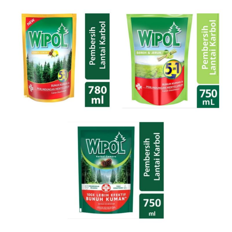 Wipol Cairan Disinfektan 750ml