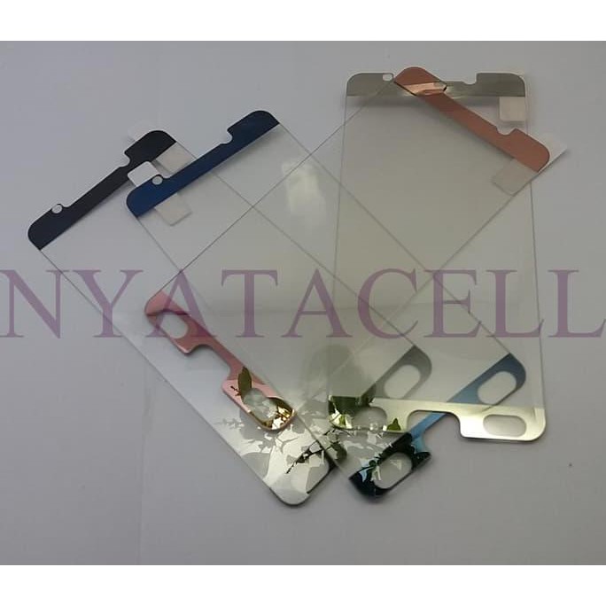 NEW TEMPERED GLASS MIRROR OPPO F1+ PLUS R9 (ANTI GORES KACA) WARNA CHROME MILENIA