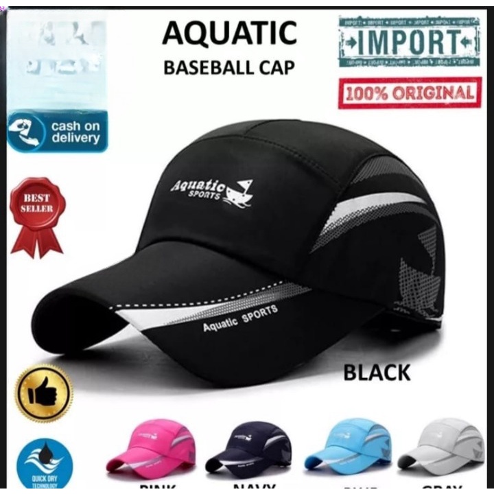 Topi Sports Baseball Pria Topi Sports Wanita Topi Aquatic