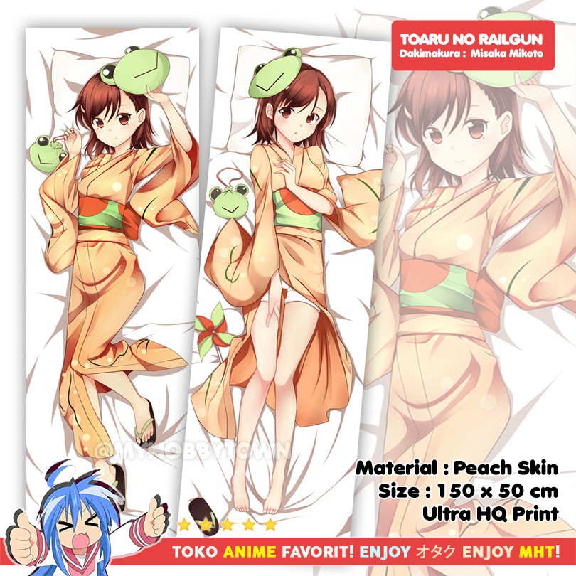 Sarung Bantal Anime Dakimakura Toaru no Railgun : Misaka Mikoto Yukata