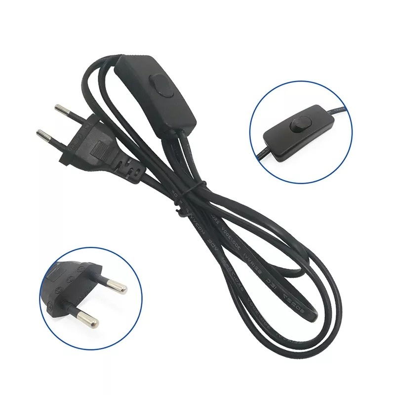 Kabel Power dengan Switch/Saklar On &amp; Off Power Cord