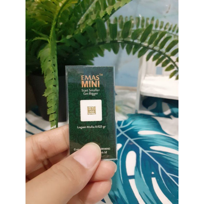 Emas Mini 0,025gr - Logam Mulia