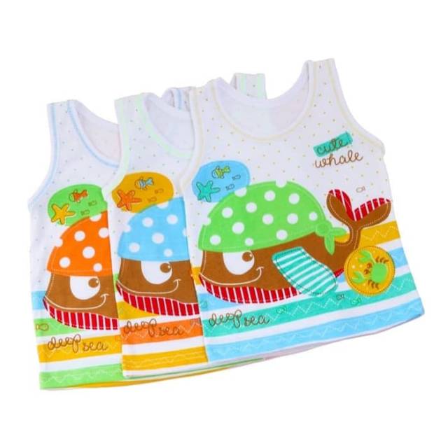 Kaos Singlet Bayi size S/Kaos Kutung Bayi