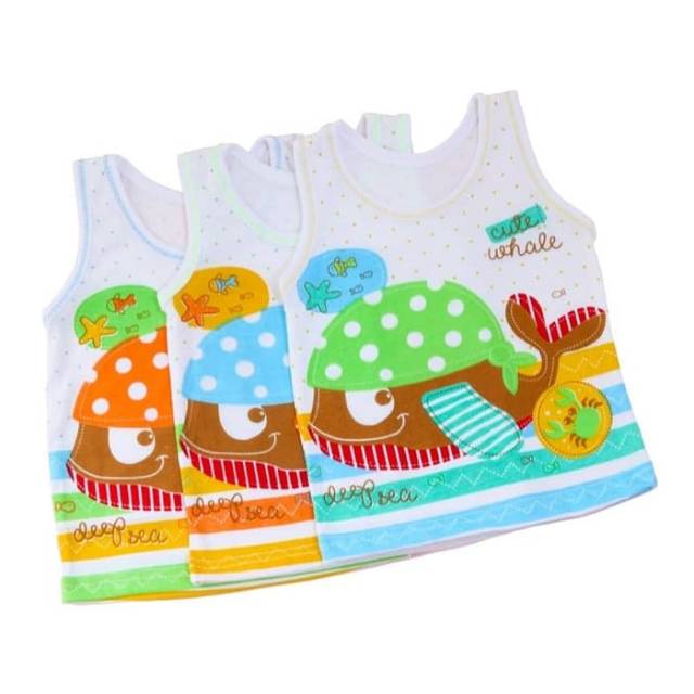 Kaos Singlet Bayi size S/Kaos Kutung Bayi