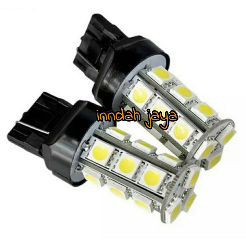 Lampu Sein T20 18 Led Putih.Biru.Merah