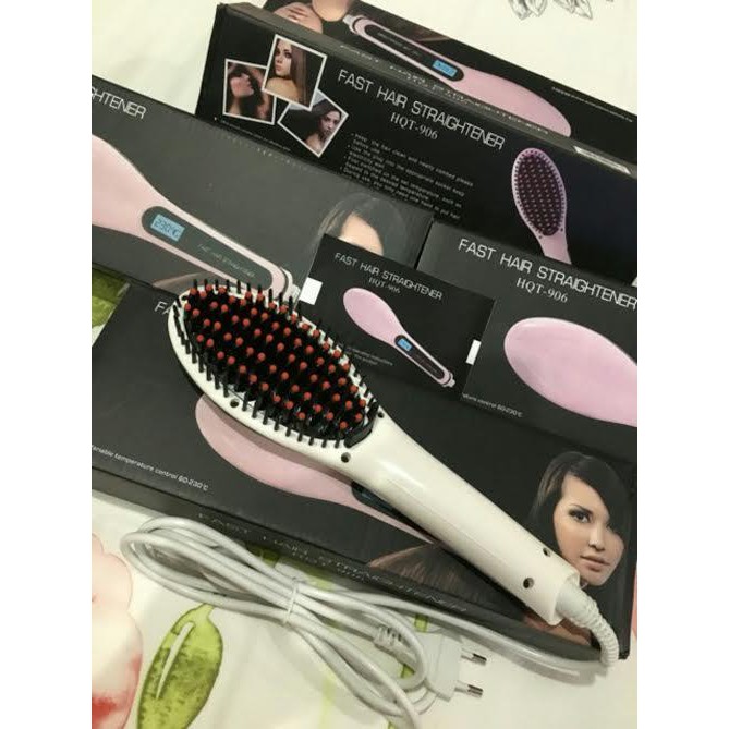 Sisir Catokan Pelurus Rambut/Fast Hair Straightener