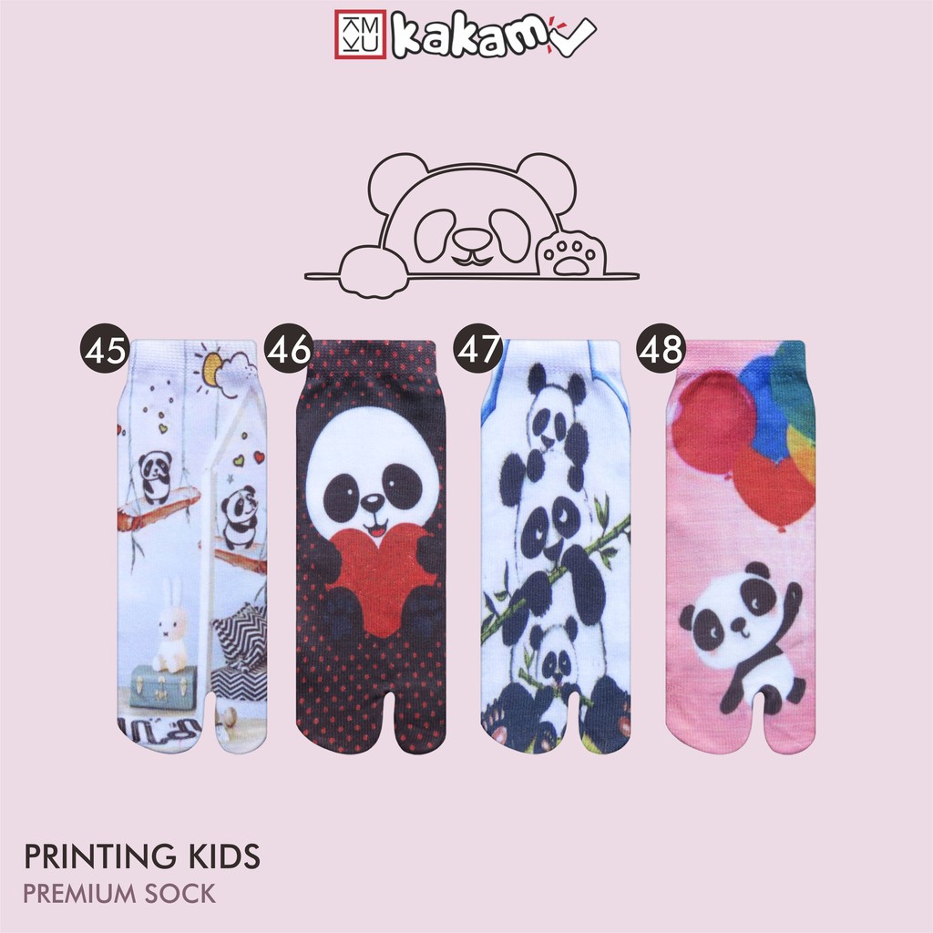 Kakamu Kaos Kaki Jempol Anak Printing Karakter 3